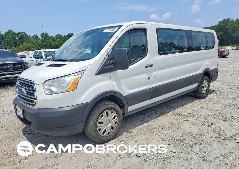2019 Ford Trans 350, daño Trasero, Copart lote 63097246