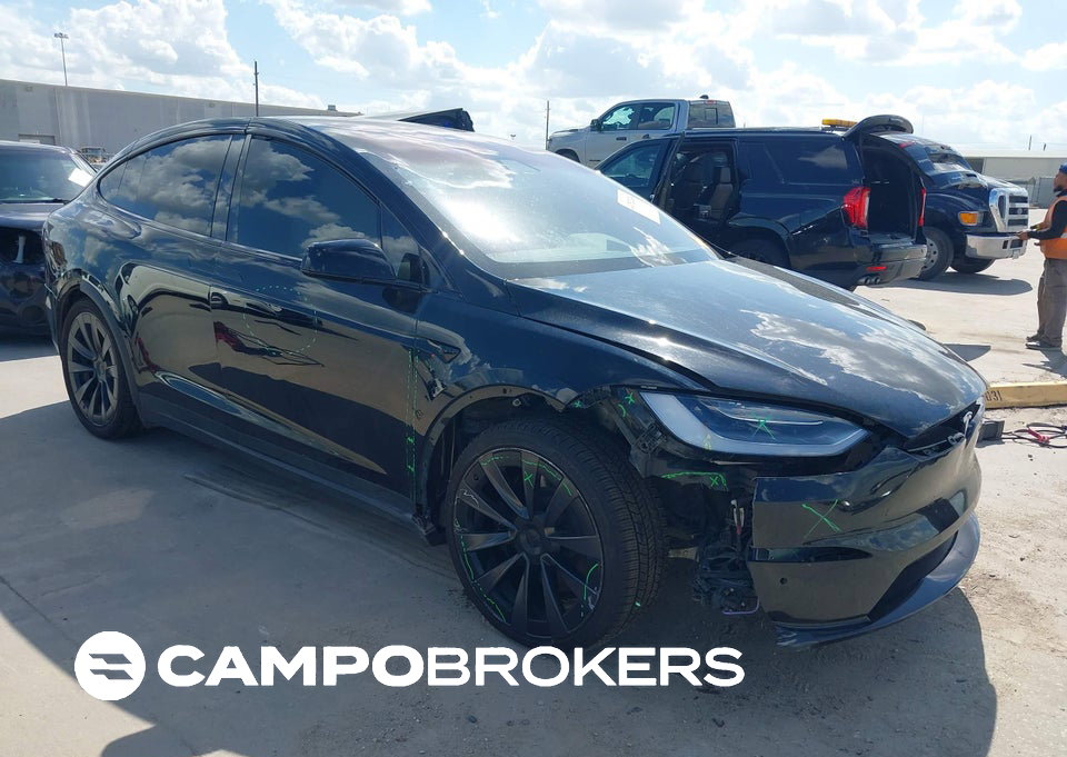 2022 Tesla Model X Plaid Tri Motor All-wheel Drive, Right Front damage, Iaai lot 44752124