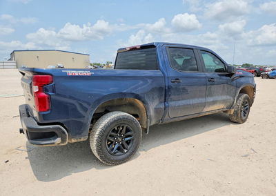 2021 Chevrolet Silverado K1500 Lt Trail Boss, Undercarriage damage, Copart lot 64079446, photo 3 of 6