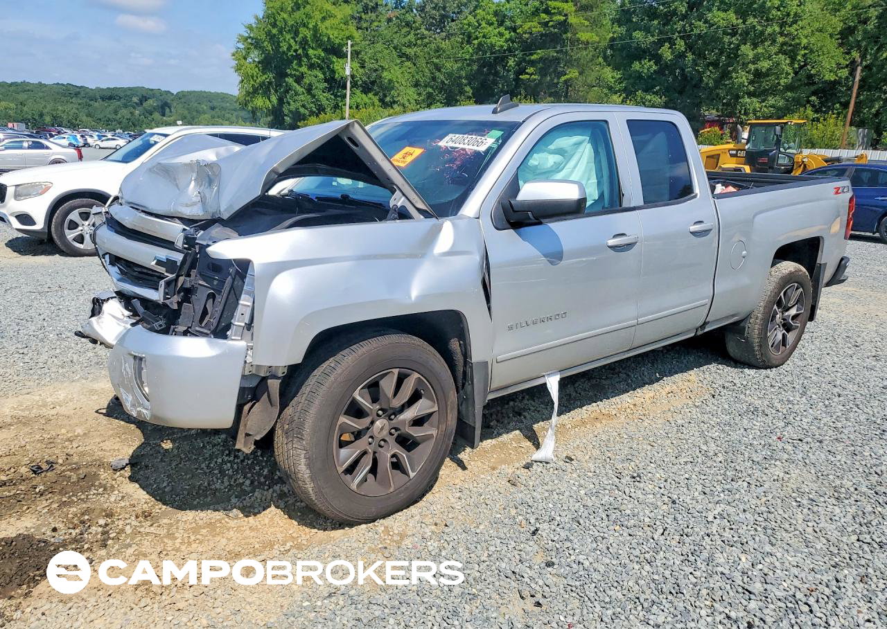 2019 Chevrolet Silverado Ld K1500 Lt, daño Frontal, Copart lote 64083066