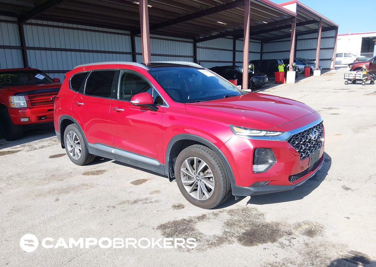 2020 Hyundai Santa Fe Sel, daño Unknown, Iaai lote 45618860