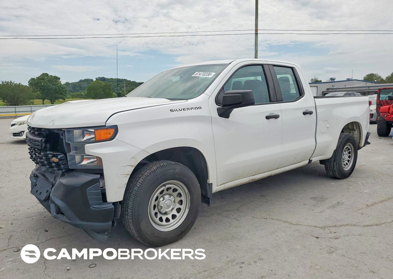 2020 Chevrolet Silverado C1500, daño Frontal, Copart lote 61470336