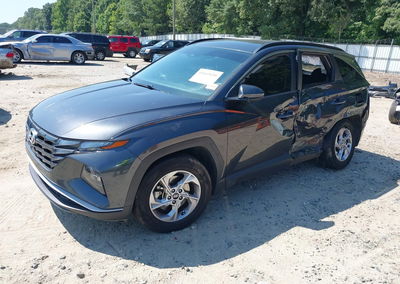 2022 Hyundai Tucson Sel, daño Lateral izquierdo, Iaai lote 45665030, foto 2 de 18