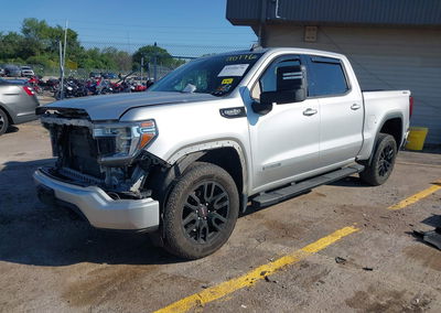 2020 Gmc Sierra 1500 4wd  Short Box Elevation, Right Front damage, Iaai lot 45540176, photo 2 of 17