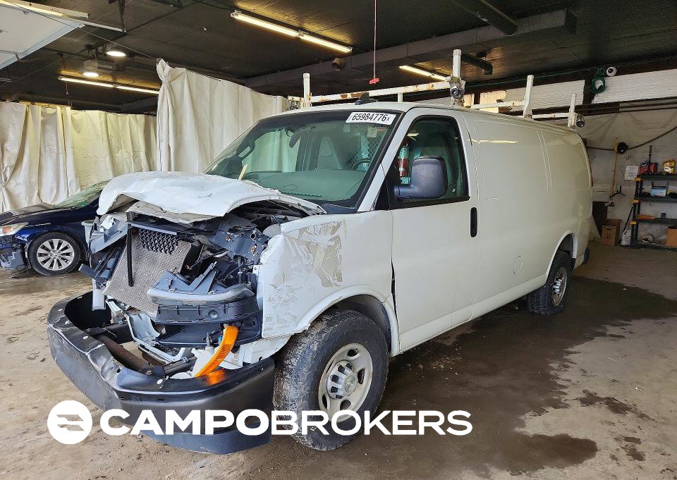2020 Chevrolet Express G2500, пошкодження: Передня частина, Copart лот 65984776