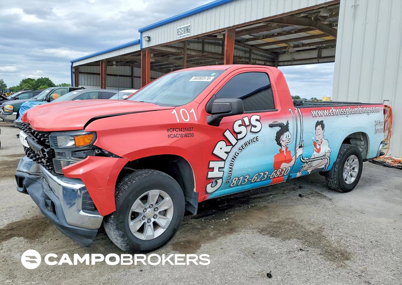 2020 Chevrolet Silverado C1500, uszkodzenie: Przód, Copart lot 56080576
