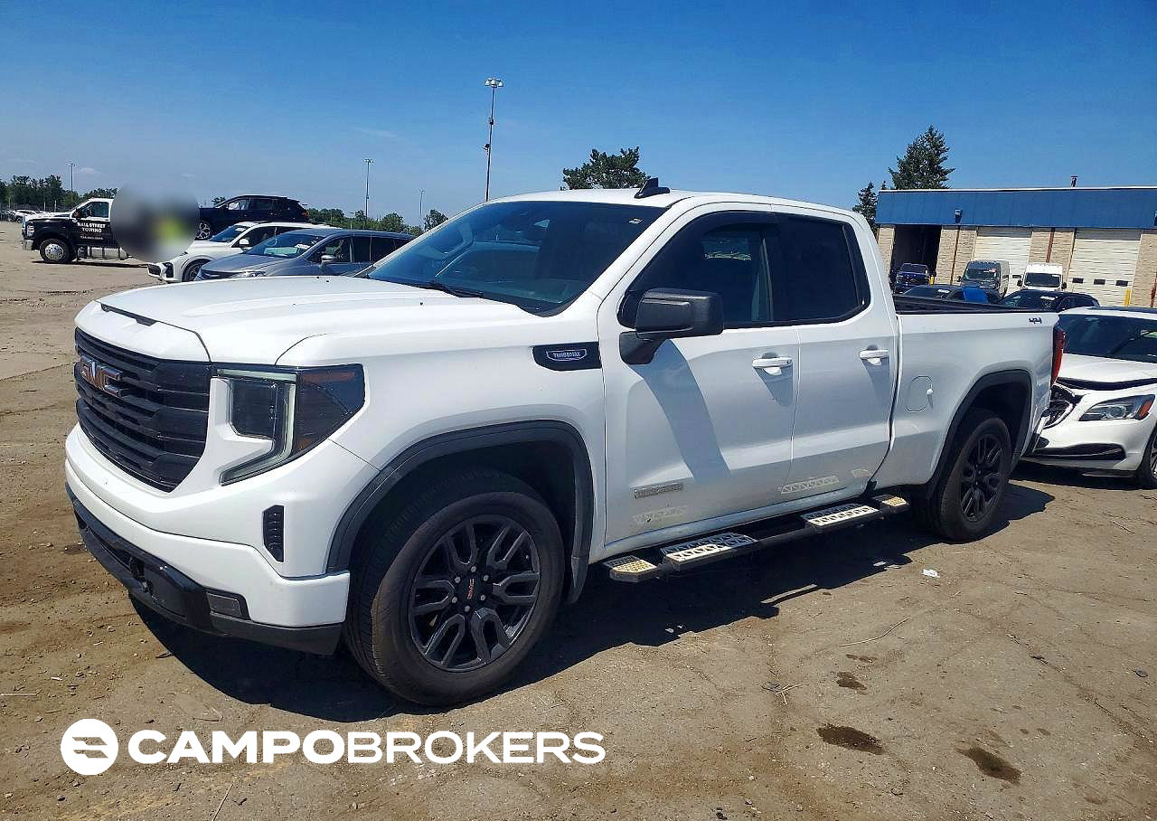 2024 Gmc Sierra K1500 Elevation-l, daño Trasero, Copart lote 63652966