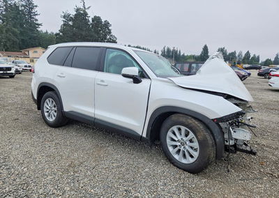2026 Toyota Grand Highlander Hybrid Xle, Front End damage, Copart lot 66220526, photo 4 of 6