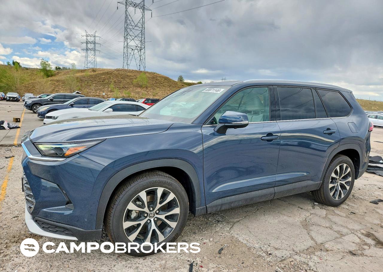 2025 Toyota Grand Highlander Hybrid Max Limited, пошкодження: Днище, Copart лот 65871146