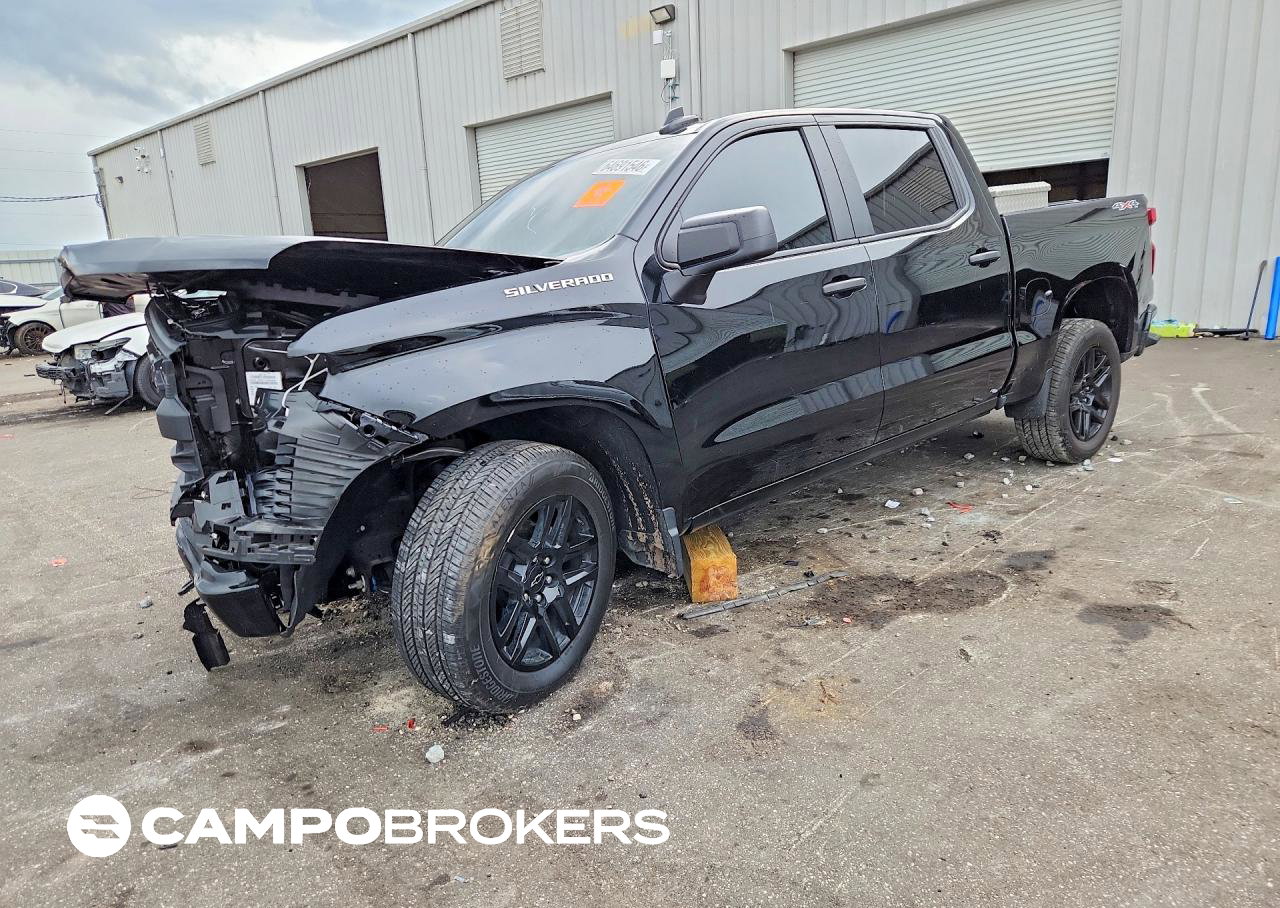 2026 Chevrolet Silverado K1500 Custom, daño Frontal, Copart lote 64691546