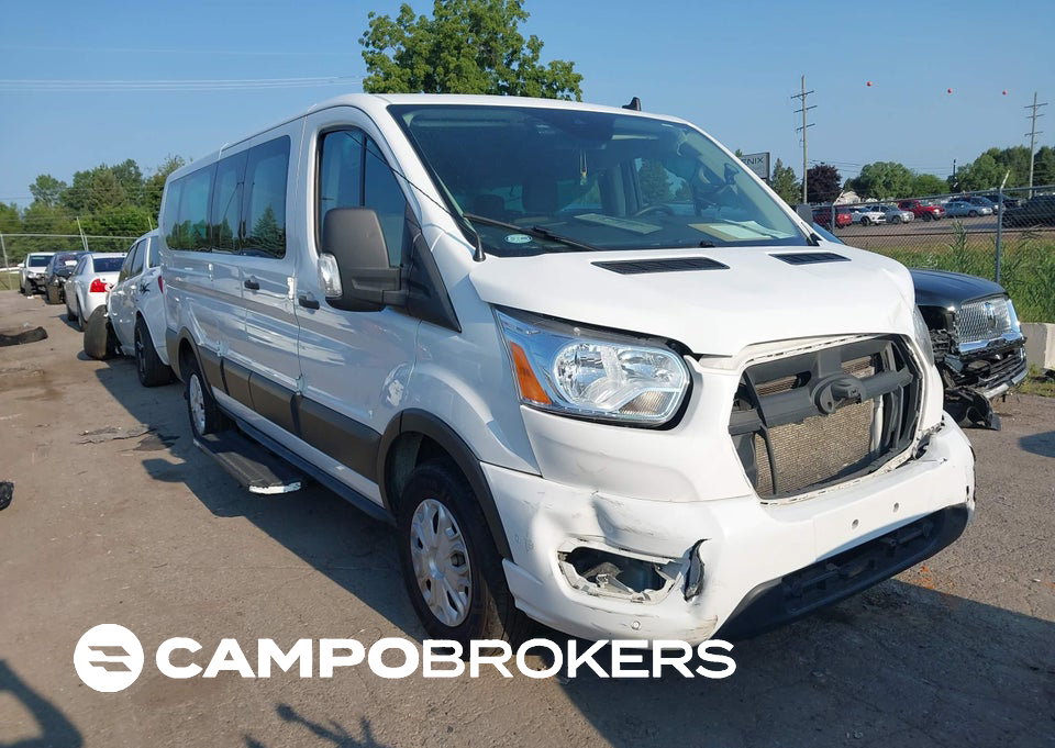 2021 Ford Transit-350 Passenger Van Xlt, daño Frontal, Iaai lote 45752718