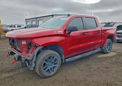 2021 Chevrolet Silverado K1500 Lt Trail Boss, Front End damage, Copart lot 93113465