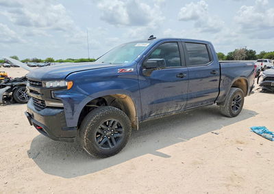 2021 Chevrolet Silverado K1500 Lt Trail Boss, Undercarriage damage, Copart lot 64079446