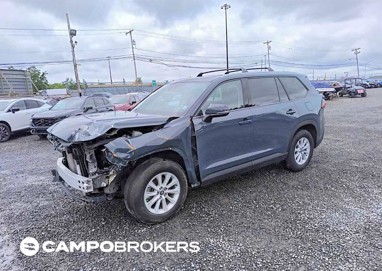 2024 Toyota Grand Highlander Xle, daño Frontal, Copart lote 65687786