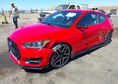 2020 Hyundai Veloster N, daño Lateral izquierdo, Iaai lote 45690540, foto 2 de 6