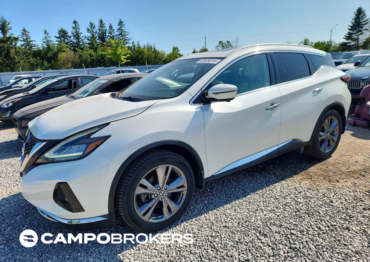 2019 Nissan Murano S, Front End damage, Copart lot 62539016
