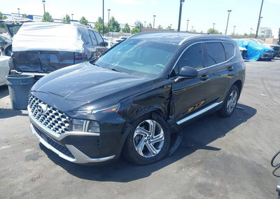 2021 Hyundai Santa Fe Sel, пошкодження: Лівий перед, Iaai лот 45801657, фото 2 з 16