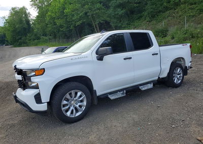 2021 Chevrolet Silverado K1500 Custom, daño Frontal, Copart lote 60659086