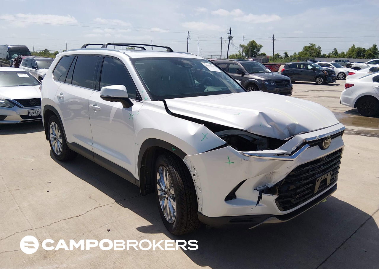 2024 Toyota Grand Highlander Platinum, uszkodzenie: Przód, Iaai lot 45652997