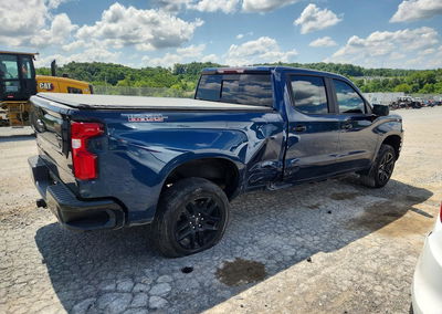 2021 Chevrolet Silverado K1500 Lt Trail Boss, Side damage, Copart lot 62426766, photo 3 of 12