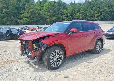 2024 Toyota Highlander Platinum, пошкодження: Передня частина, Copart лот 66402056