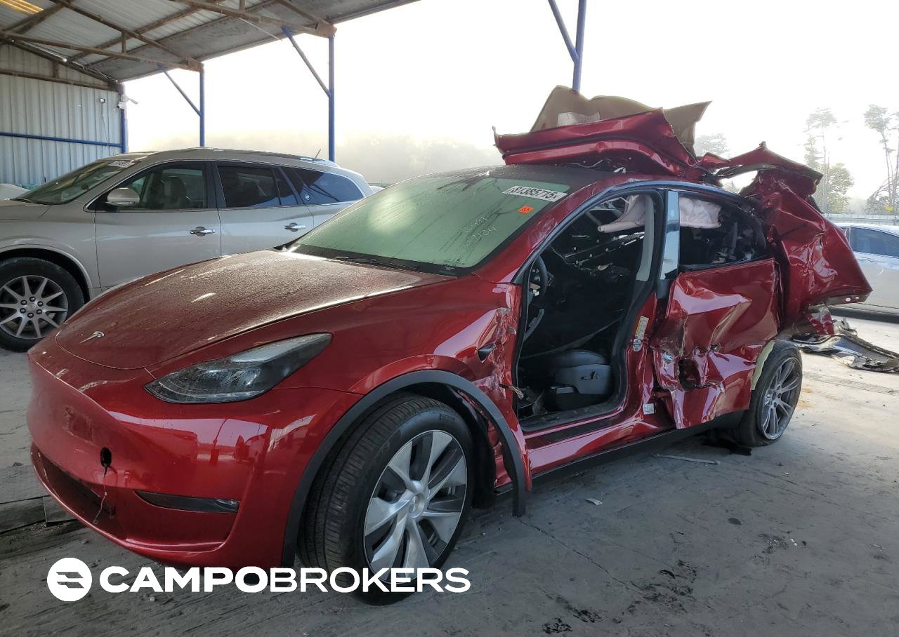 2024 Tesla Model Y, uszkodzenie: Tył, Copart lot 81385715