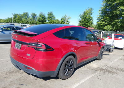 2022 Tesla Model X Plaid Tri Motor All-wheel Drive, пошкодження: Передня частина, Iaai лот 45241844, фото 4 з 14
