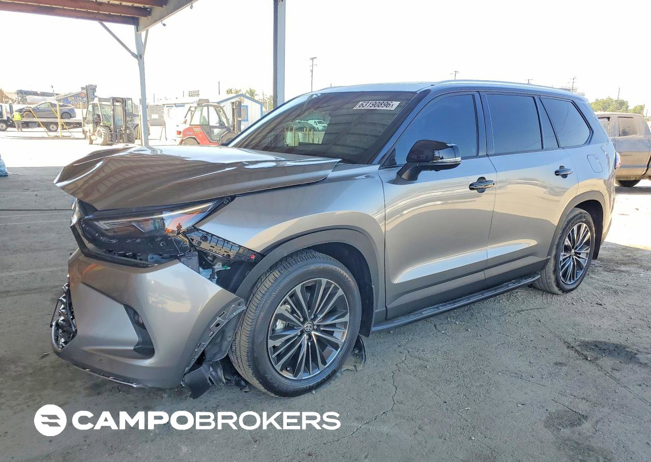 2026 Toyota Grand Highlander Hybrid Max Platinum, uszkodzenie: Przód, Copart lot 63190896