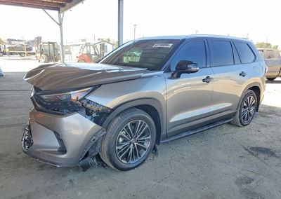 2026 Toyota Grand Highlander Hybrid Max Platinum, Front End damage, Copart lot 63190896