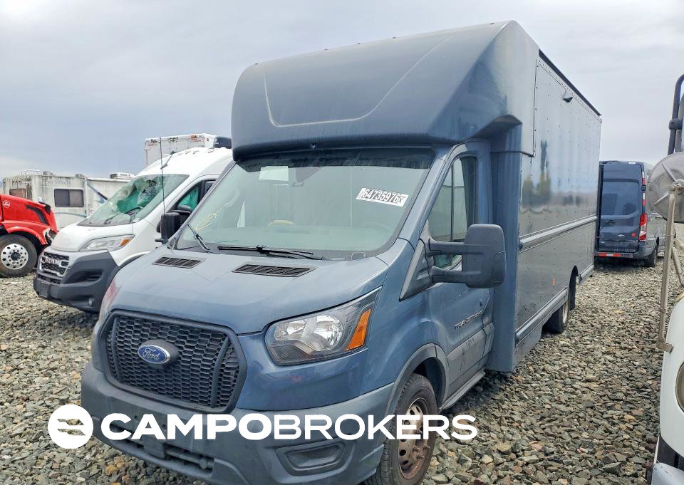 2021 Ford Transit T-350 Hd Delivery Truck, daño Techo, Copart lote 64735976