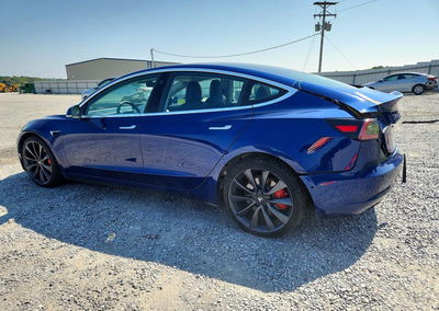 2020 Tesla Model 3, uszkodzenie: Tył, Copart lot 67160276, zdjęcie 2 z 12