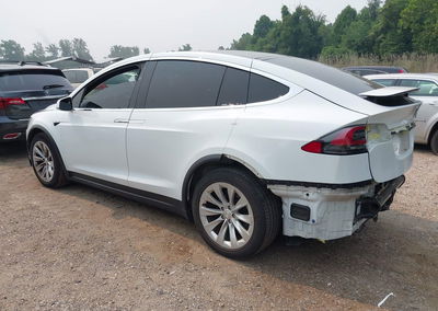 2020 Tesla Model X Long Range Dual Motor All-wheel Drive/long Range Plus Dual Motor All-wheel Drive, пошкодження: Задня