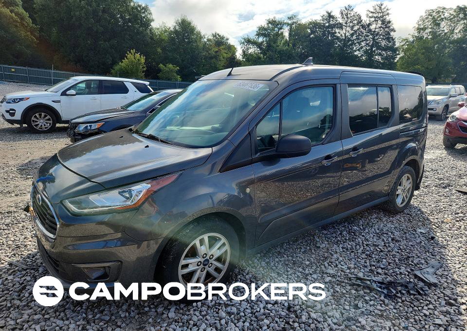 2019 Ford Transit Connect Xlt, daño Trasero, Copart lote 63487536