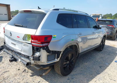 2019 Volkswagen Atlas 3.6l V6 Se W/technology, daño Trasero, Iaai lote 45896090, foto 4 de 6