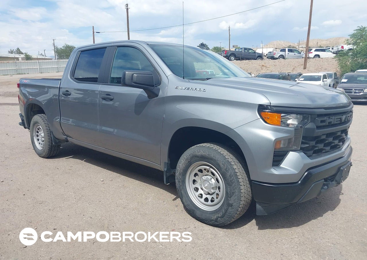 2023 Chevrolet Silverado 1500 4wd  Short Bed Wt, Normal Wear & Tear damage, Iaai lot 45434900