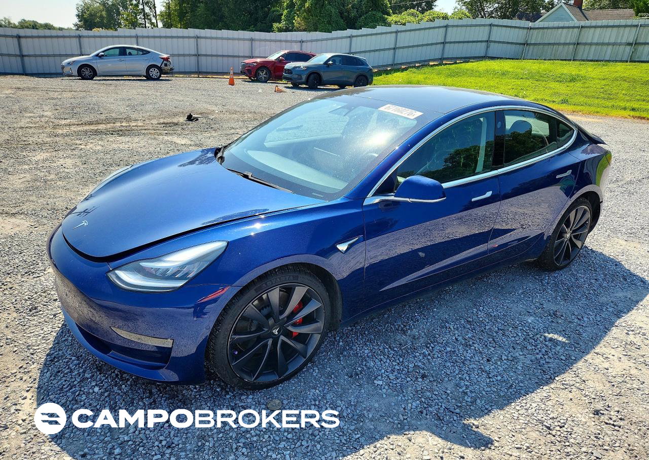 2020 Tesla Model 3, uszkodzenie: Tył, Copart lot 67160276