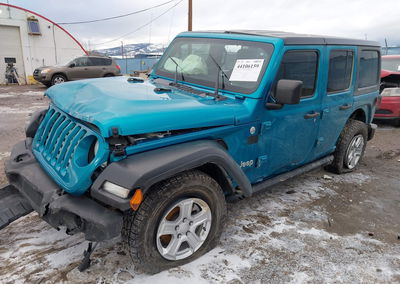 2020 Jeep Wrangler Unlimited Sport S 4x4, uszkodzenie: Przód, Iaai lot 44106159, zdjęcie 2 z 16