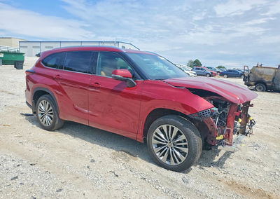2024 Toyota Highlander Platinum, пошкодження: Передня частина, Copart лот 66402056, фото 4 з 6