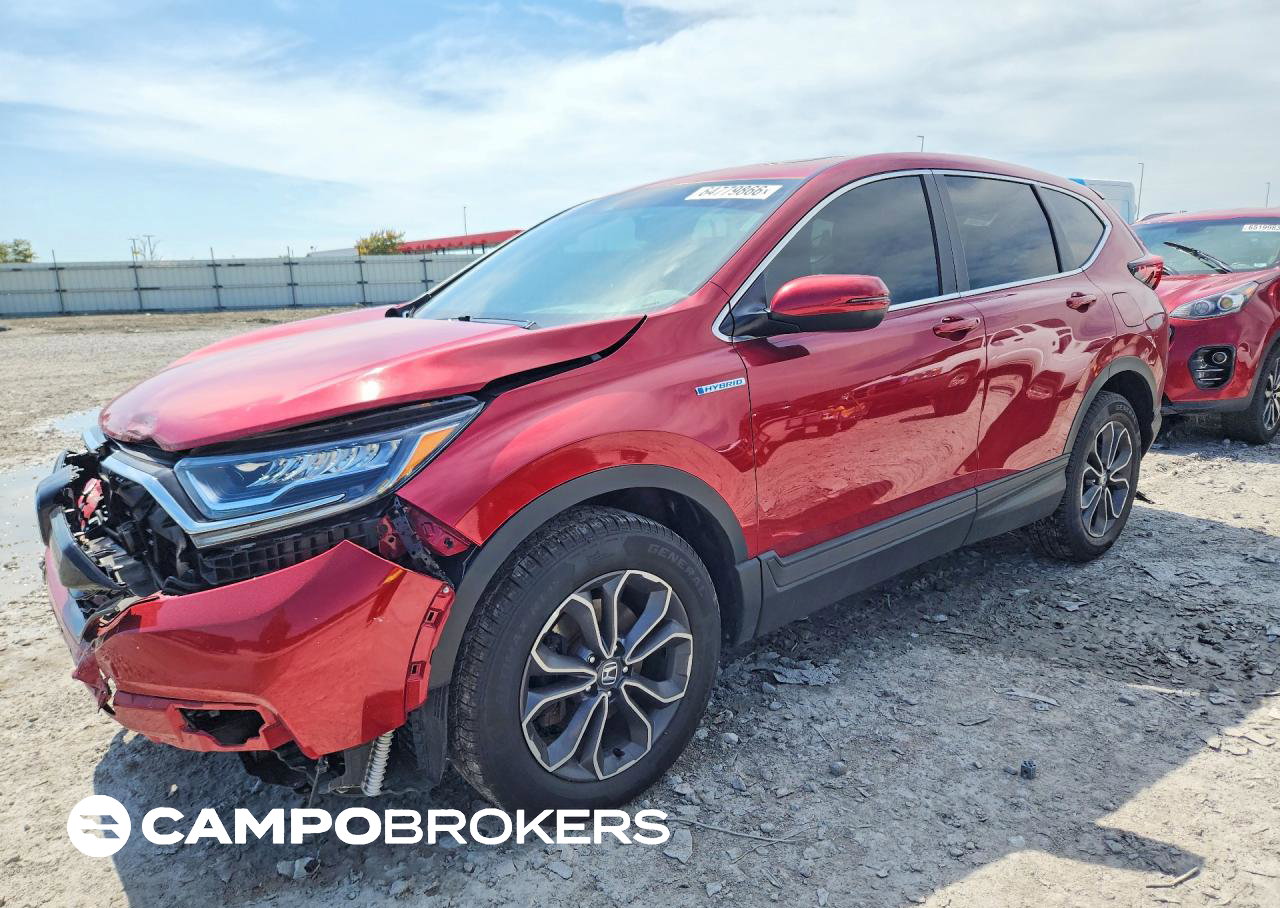 2022 Honda Cr-v Exl, пошкодження: Передня частина, Copart лот 64779866