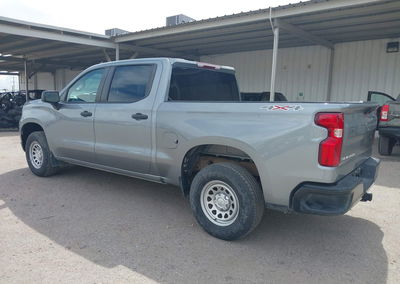 2023 Chevrolet Silverado 1500 4wd  Short Bed Wt, Normal Wear & Tear damage, Iaai lot 45434900, photo 3 of 6