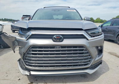 2025 Toyota Grand Highlander Hybrid Max Platinum, Front End damage, Copart lot 63395486, photo 5 of 6