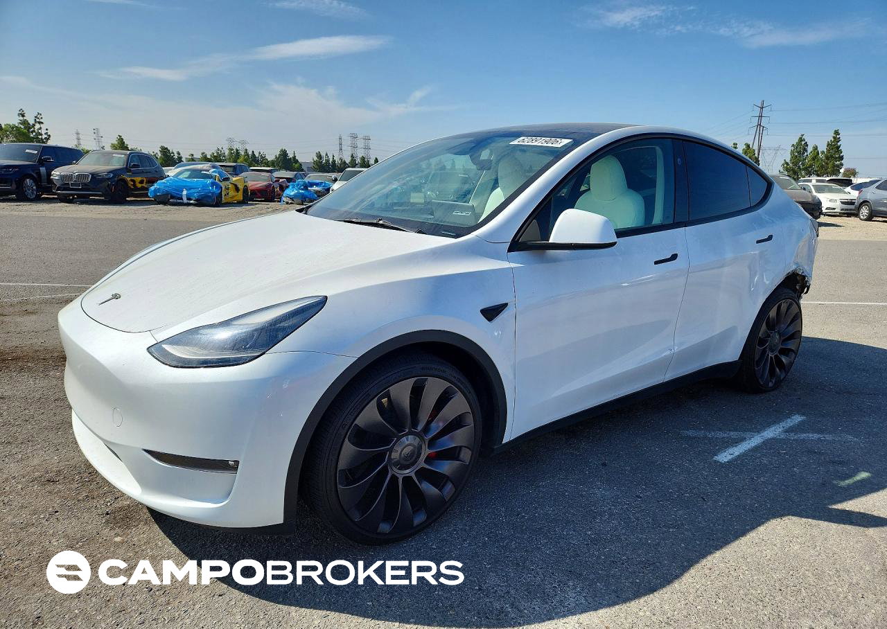 2024 Tesla Model Y, daño Trasero, Copart lote 62891906