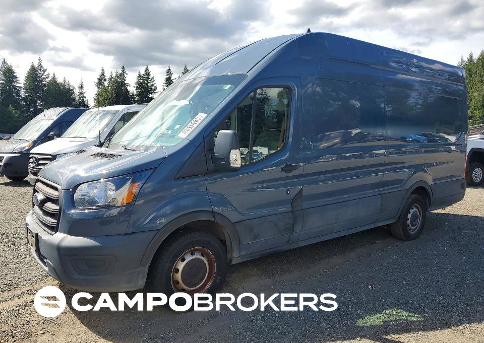 2020 Ford Transit T-250 Delivery Van, daño Abolladuras/rayones menores, Copart lote 62515136