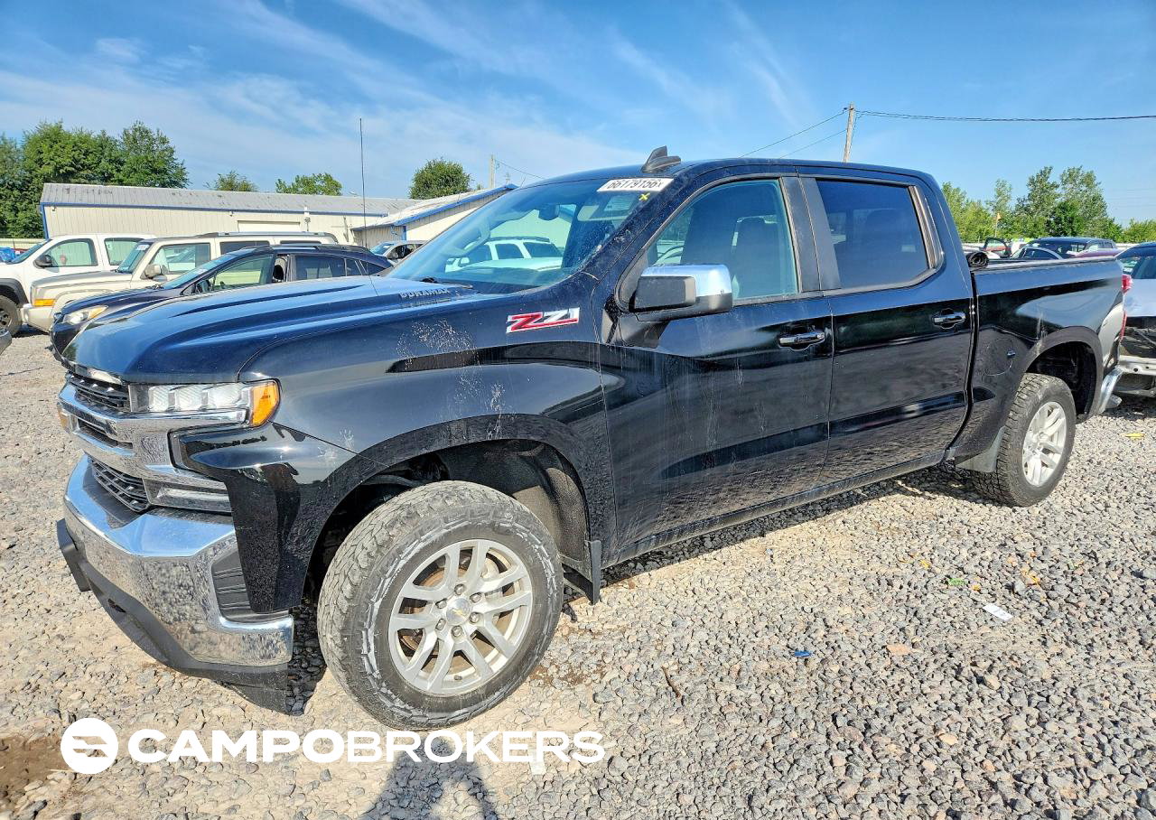2021 Chevrolet Silverado K1500 Lt, пошкодження: Бік, Copart лот 66179156