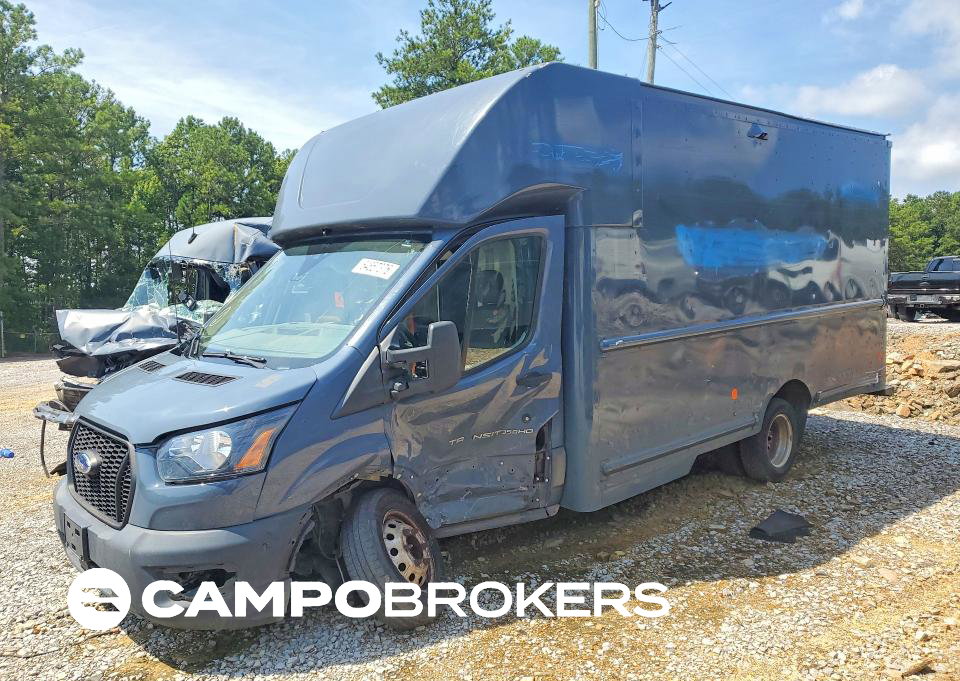 2021 Ford Transit, daño Frontal, Copart lote 64857376