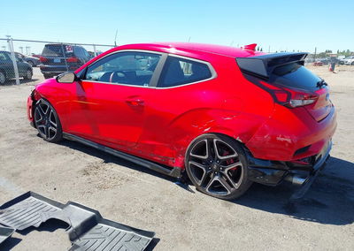 2020 Hyundai Veloster N, daño Lateral izquierdo, Iaai lote 45690540, foto 3 de 6