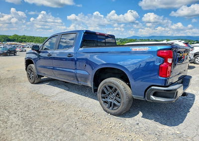 2021 Chevrolet Silverado K1500 Lt Trail Boss, Side damage, Copart lot 62426766, photo 2 of 12