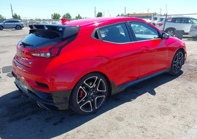 2020 Hyundai Veloster N, daño Lateral izquierdo, Iaai lote 45690540, foto 4 de 6
