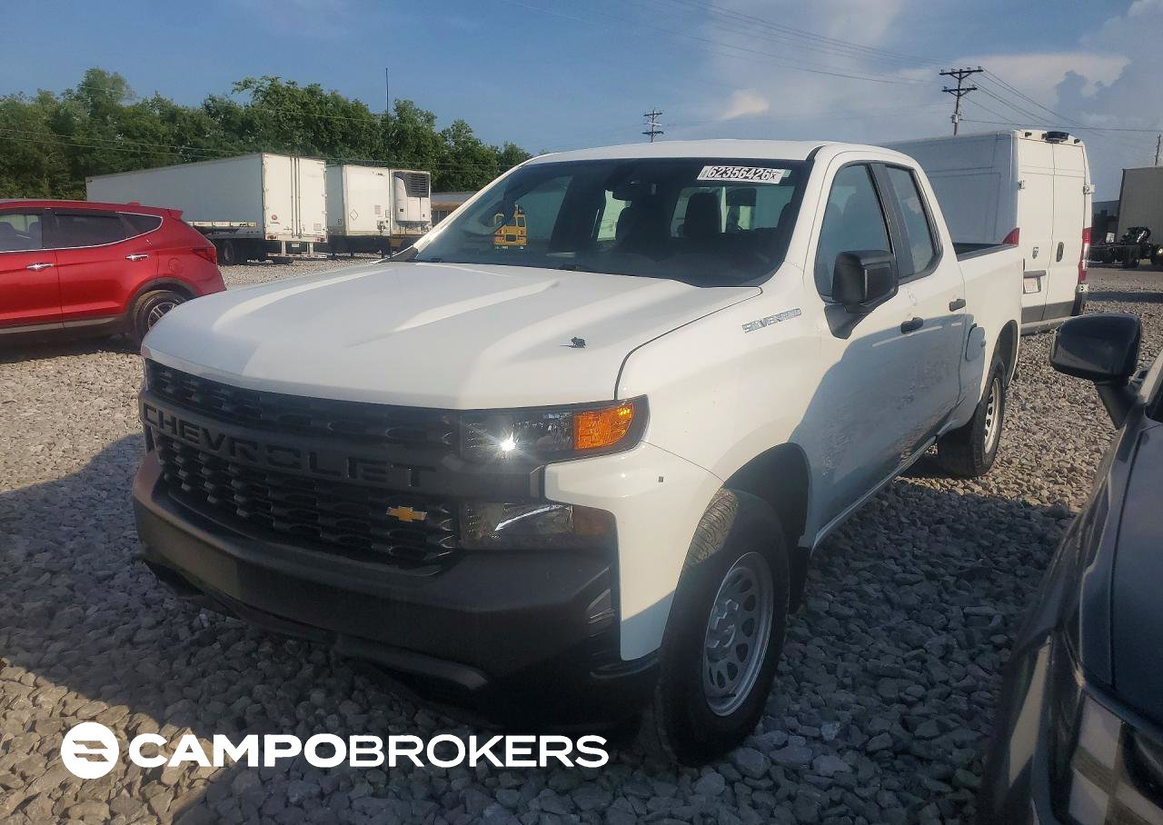 2019 Chevrolet Silverado C1500, пошкодження: Передня частина, Copart лот 62356426