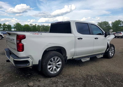 2021 Chevrolet Silverado K1500 Custom, daño Frontal, Copart lote 60659086, foto 3 de 14